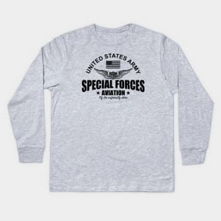 US Special Forces Aviation Kids Long Sleeve T-Shirt